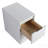12" Bathroom Side Cabinet, 2-Soft Close Drawer, Float Mounting Design, Glossy White,(Kd-Packing)