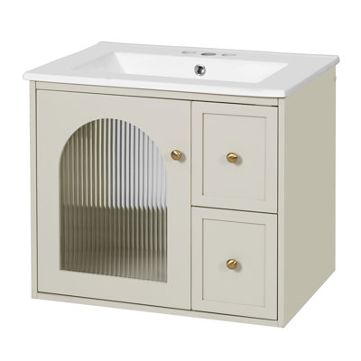 Meuble-lavabo moderne 24 po Arlo