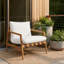 Fauteuil en bois de teck Nomi-247972476