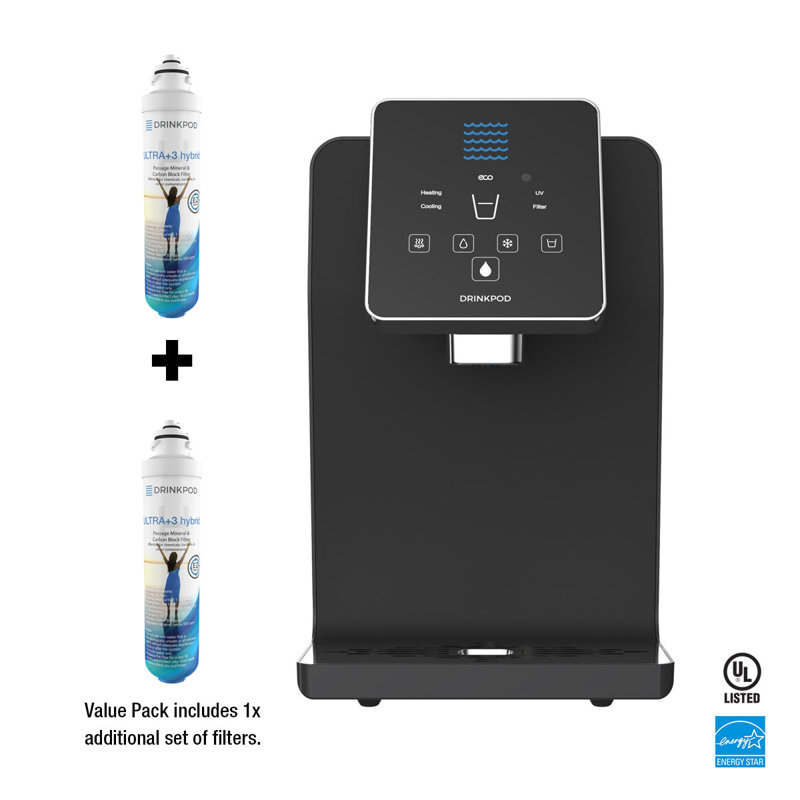 Refroidisseur d’eau électrique chaude et froide comptoir