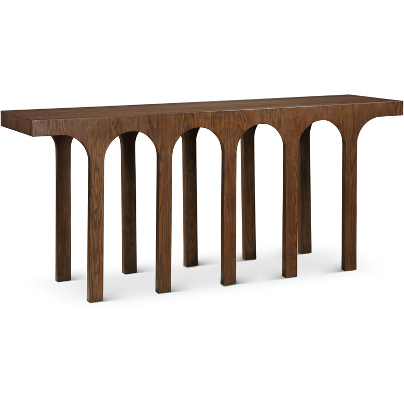 Brint 70'' Solid Wood Console Table, Brown