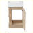Modern Bathroom Vanity Cabinet with Two-tier Shelf-104981892