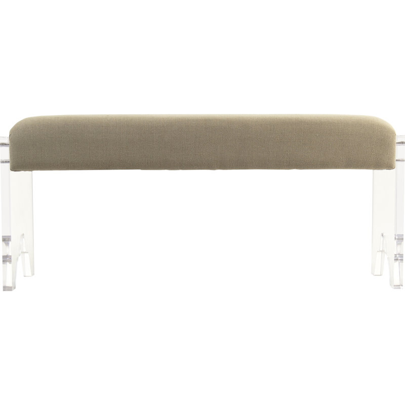 Addie Linen Upholstered Bench