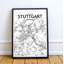 Stuttgart - No Frame Print-1908154005