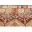 Tapis décoratif en laine de conception unique 6 pi 3 po x 10 pi 11 po noué à la main des années 1960