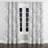 Modern Room Darkening Curtains - White Baldur Grommet Curtain - 1 Panel-2049068711-2049068706