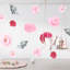 Adhésif décoratif pivoines