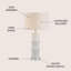Lampe de table 27 po Hershman-28849649