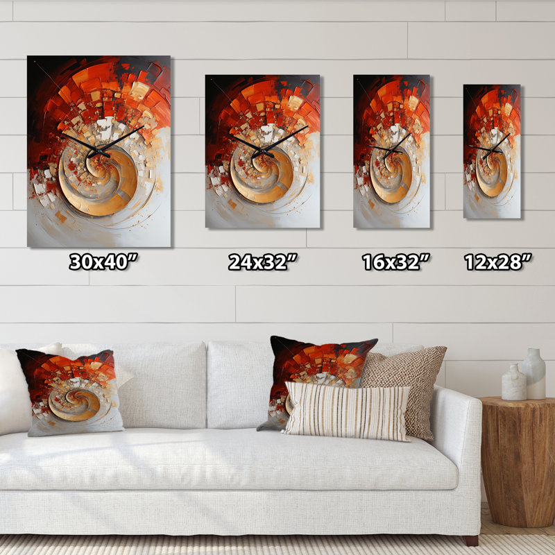 Horloge murale Jalayah, H 28 po x l 12 po x P 1 po