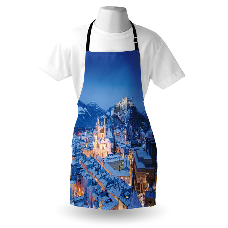 No Pattern Bib Apron