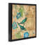 Cadre flottant Spring's Song Green Birds, design par Janet Tava-1055555201-1055555202