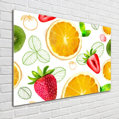 Fruits - No Frame Print on Glass