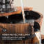 Outdoor Wood Urn Fountain