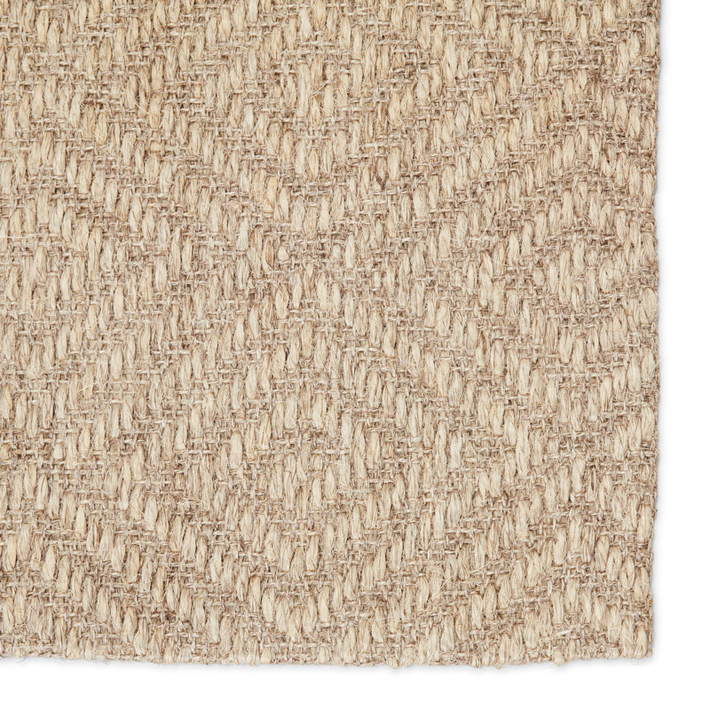 Naturals Tobago Jute / Sisal Geometric Area Rug, Rectangle 9' x 12'