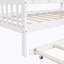 Lit en bois avec couchette, lit pour enfant avec tablette-2118892125