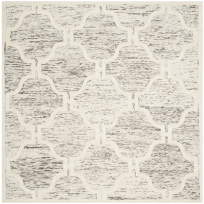 Angulay Hand Tufted Wool Geometric Rug