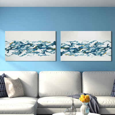 " Into The Blue (square) " by Cassie Studios 2 - Pieces