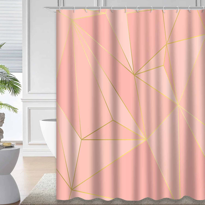 Rideau de douche Line Abstract, L 72 po x l 72 po