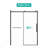 56-60"W X 76"H Sliding Shower Door, Frameless Glass Shower Door With Hardware, Towel Bar And Handle,Drop Shipping Available-111950553