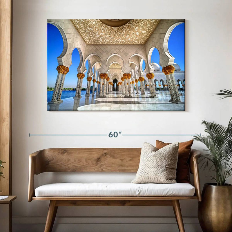 Ravi Elegant Sheikh Zayed Mosque, 32" H x 48" W