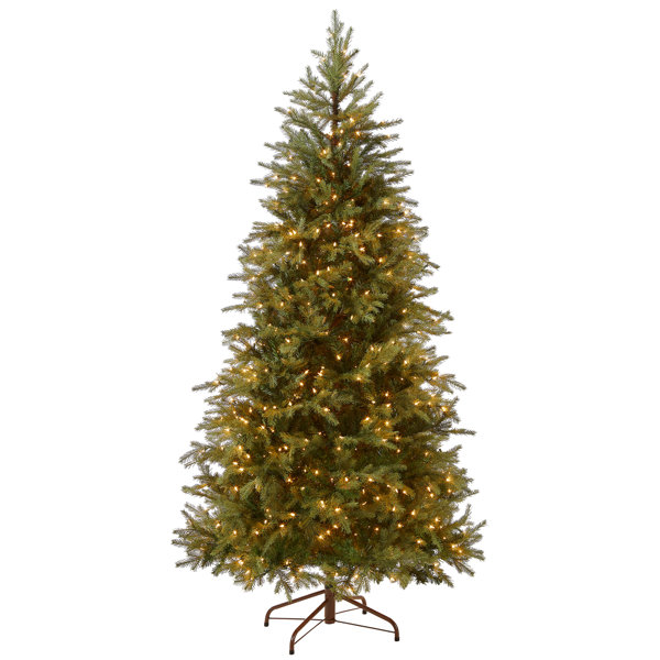 Belson Artificial Spruce Christmas Tree with Clear Lights & Reviews ...