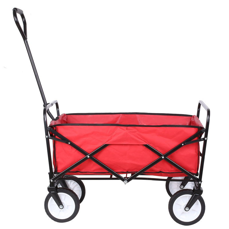 46'' H x 41'' W Utility Cart with Wheels, Red