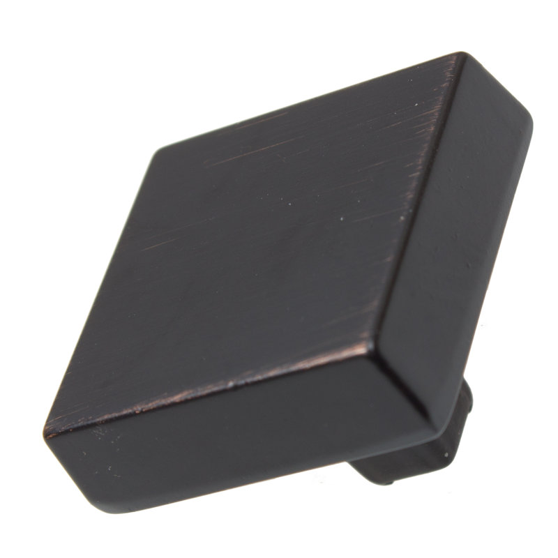 1 1/8" Length Square Knob Multipack, Oil Rubbed Bronze