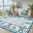 Reversible Outdoor Stain Resistant Modern Area Rug Washable Camping Carpet for Deck Reversible, Stain Resistant, Modern Design, Washable, for Outdoor Use-1194340323-1194340327