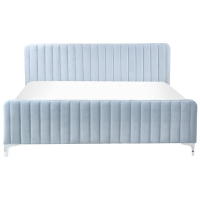 Bed Velvet LUNAN Light Blue