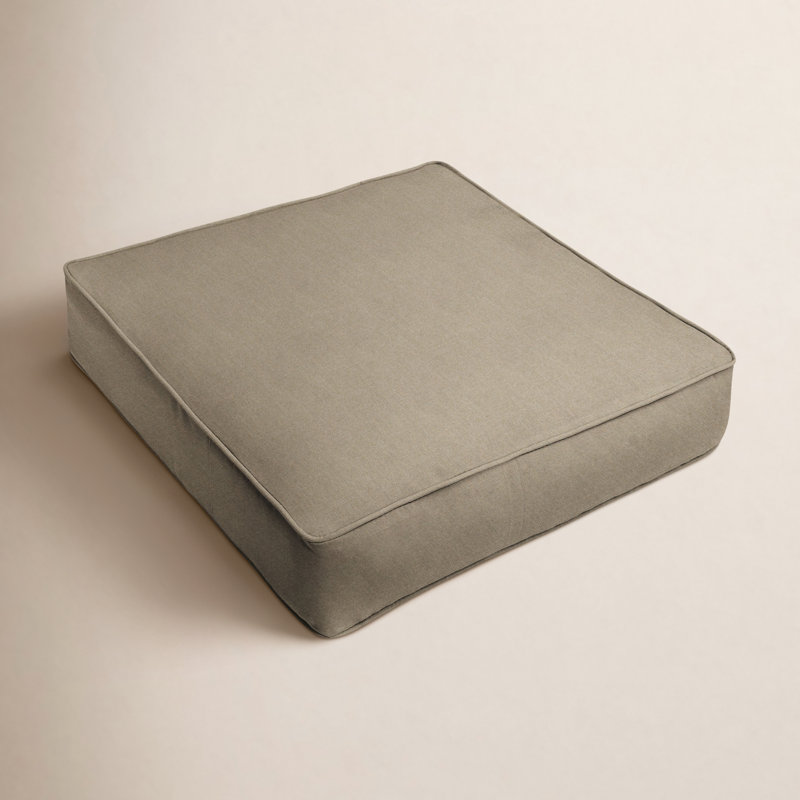 Carolena Outdoor Sunbrella Dining Chair Cushion, 5" H x 23" W x 23.5" D, Sunbrella - Canvas Taupe