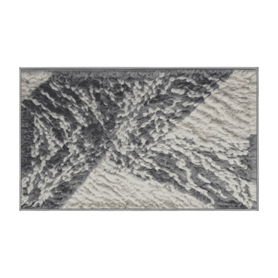 Machine Washable Gray Area Rug