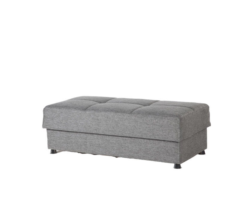Shirline Ottoman Diego Grey, Gris