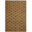 Tapis brun / beige en laine Kilim fabriqué à la main de conception unique Sinclair