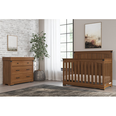 Redmond Convertible 3 -Piece Nursery Furniture Set