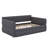 Queen Size Upholstered Platform Bed With USB And Trundle Multi-Functional Design-179504218