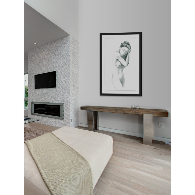 «Fearless» par Marmont Hill - peinture encadrée, H 24 po x l 16 po x P 1,5 po