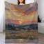 Jeté en flanelle Sunset Hills Water-134400164