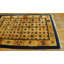 Antique Peking Chinese Allover Geometric Beige 1900s Rug