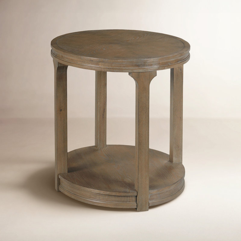OVAL END TABLE, 24" H x 22" W x 26" D