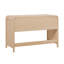 Sitarski Transitional Curved Waterfall 2-Drawer Writing Desk-138544448