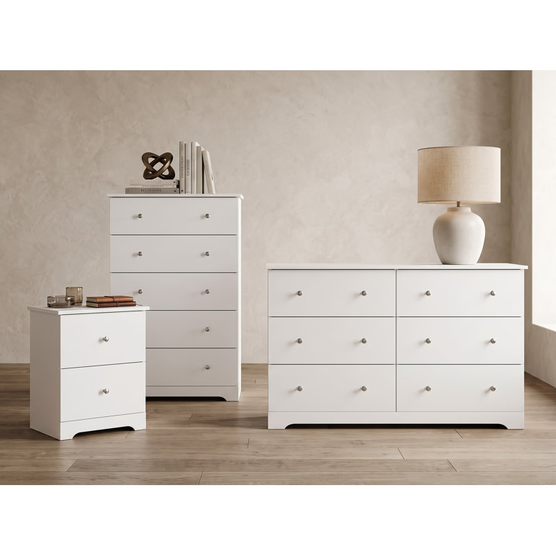 Blaklee 3 Pieces Bedroom Set, White