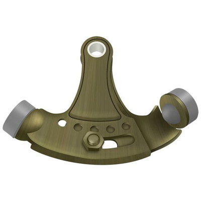 Deltana HPA69U5 Hinge Pin Stop, Hinge Mounted, Adjustable in Antique Brass
