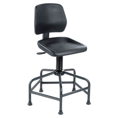 Height Adjustable Industrial/Shop Stool by Interion