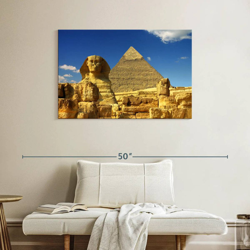 Adella Sphinx In Giza, 26" H x 39" W