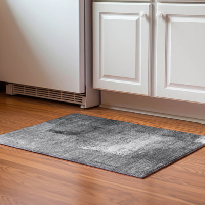 Premium Machine Washable Prisco Gray Rug