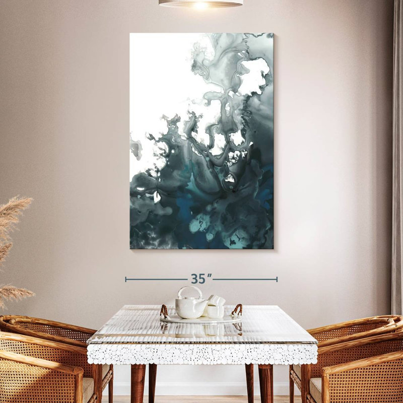 Avery Indigo Tempest I, 51" H x 34" W