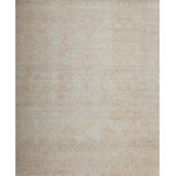 Prestige Hand Knotted Wool Area Rug in Ivory/Blue
