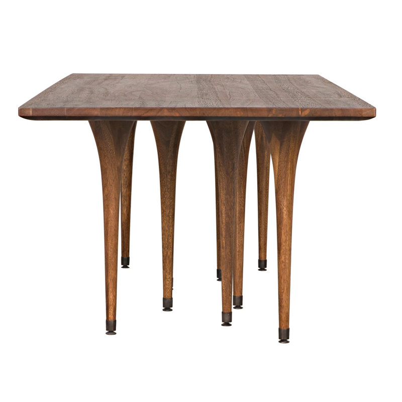 Shifter Walnut Solid Wood Dining Table