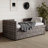 Upholstered Trundle Daybed, Twin Size  And 3 Storage Drawers, Chenille Fabric Sofa Bed For Guest Room, Living Room, Space-Saving Modern Day Bed Frame, No Box Spring Needed-1192364885