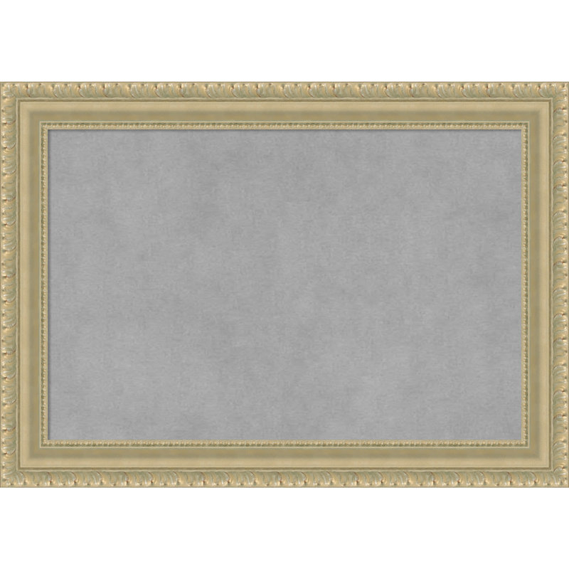 Tableau magnétique encadré en forme de goutte de champagne, H 15 po x l 21 po
